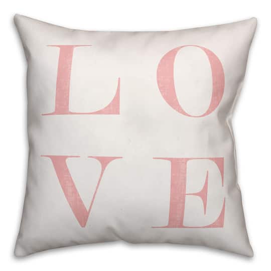 LOVE Throw Pillow